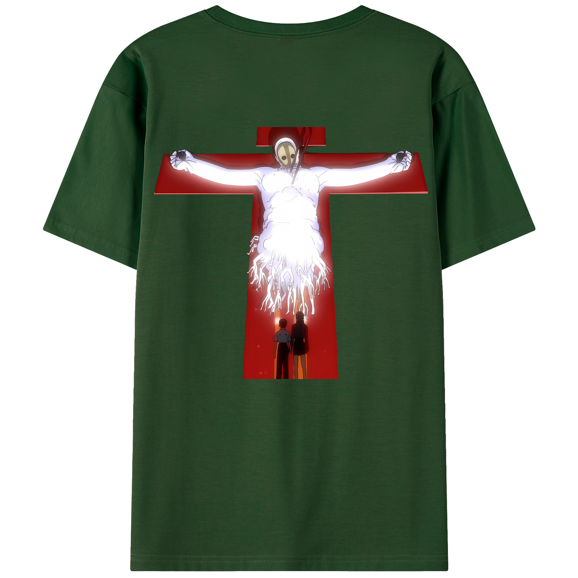 （画像用） EVA 新世紀エヴァンゲリオン 綿100％半袖Tシャツ（背面プリント）